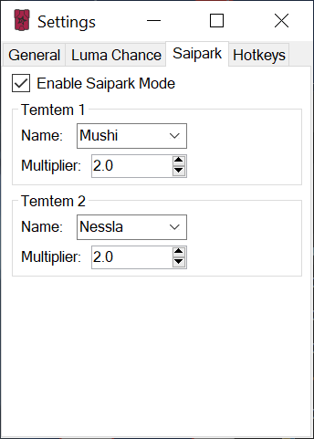 Individual Tracking Window Colors
